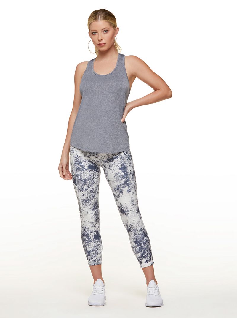 Women's Jessica Simpson Tummy Control Capris Blue Grey | WFCMN-6320