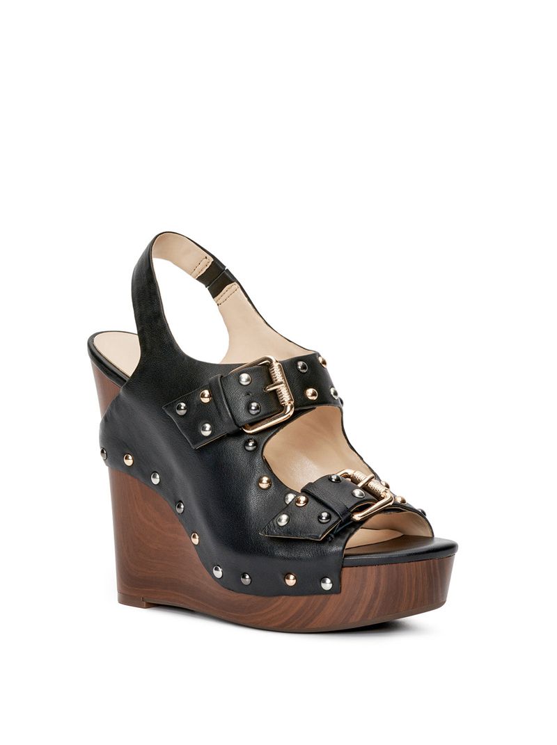 Women's Jessica Simpson Tym Platform Shoes Black | JNGAF-6108