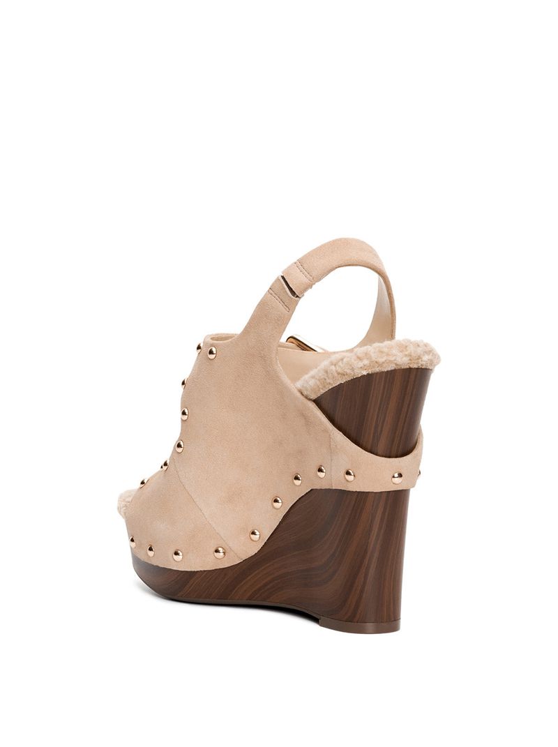 Women's Jessica Simpson Tym Platform Shoes Beige | SMNEZ-9402