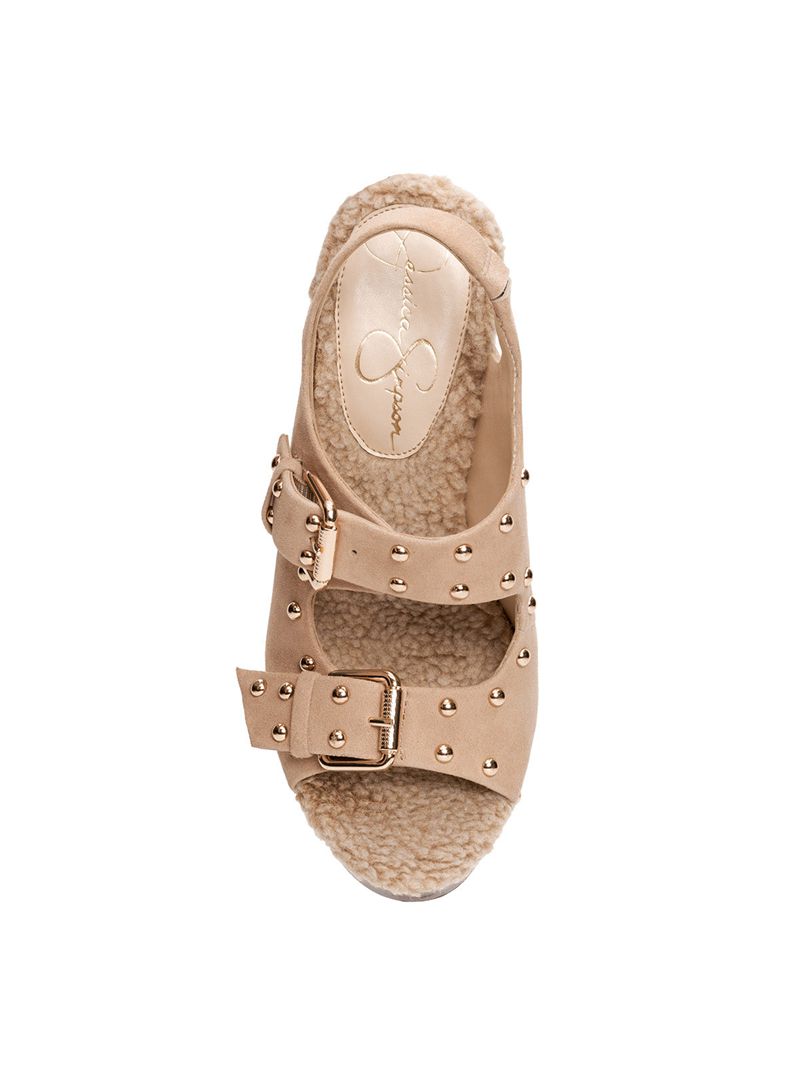 Women's Jessica Simpson Tym Sandals Beige | BMNEW-0341