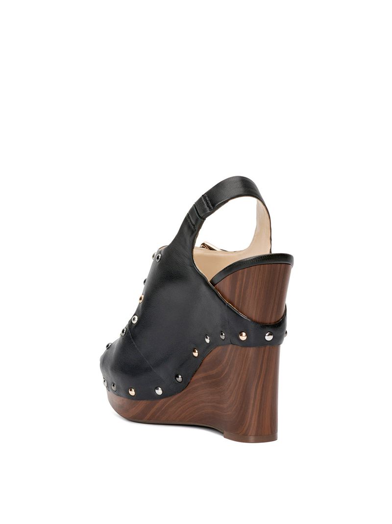 Women's Jessica Simpson Tym Wedges Black | OFNUH-5680