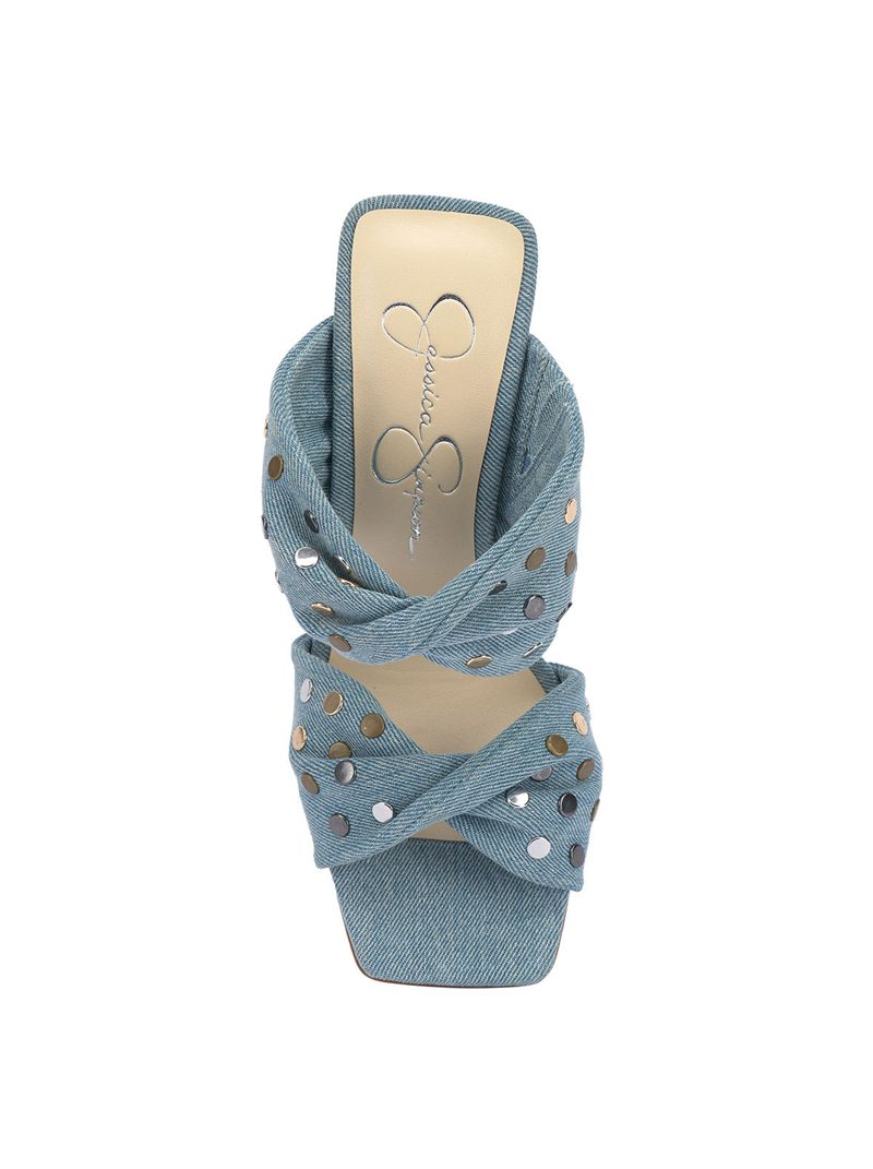 Women's Jessica Simpson Wavia Sandals Wash Blue | MEPKT-9067