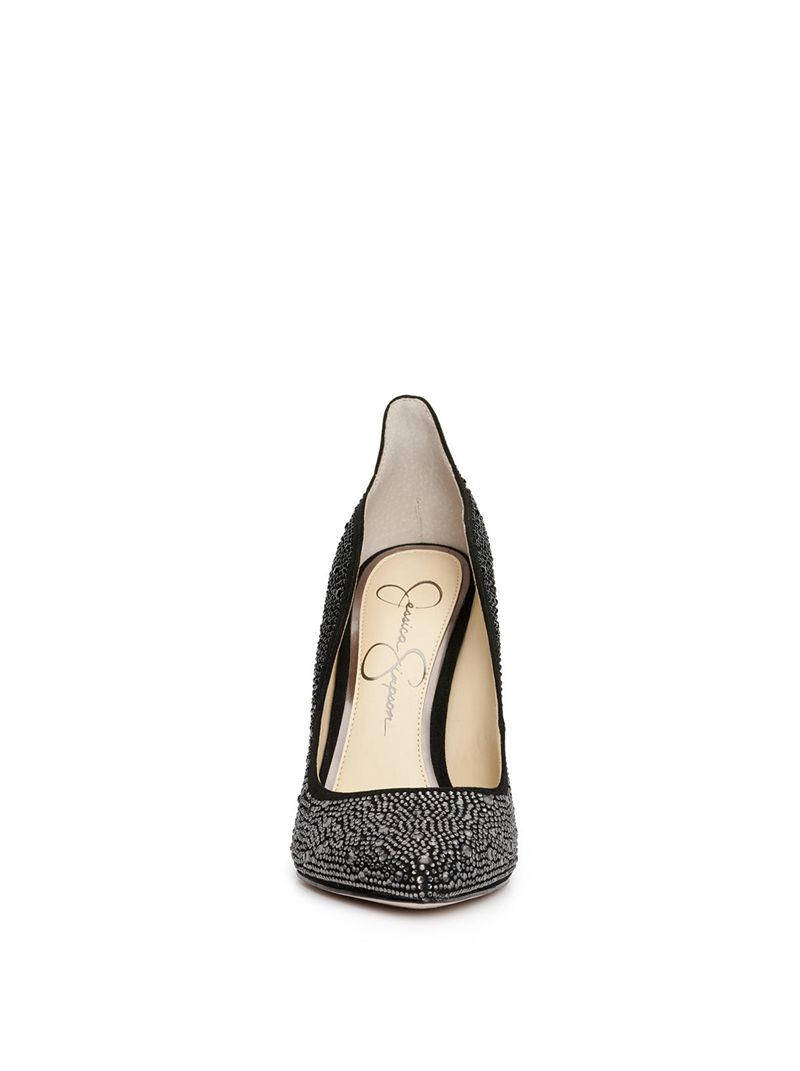 Women's Jessica Simpson Wayva Pumps Black | GYDRO-5631