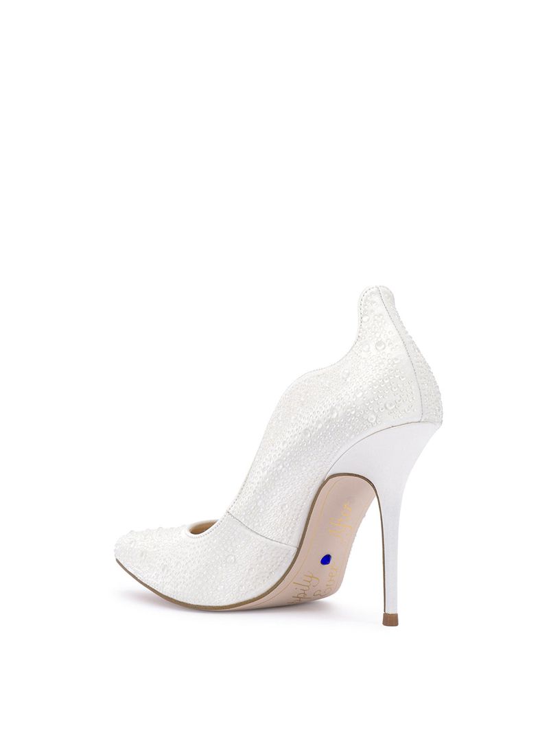 Women's Jessica Simpson Wayva Pumps White | HRZBO-9038