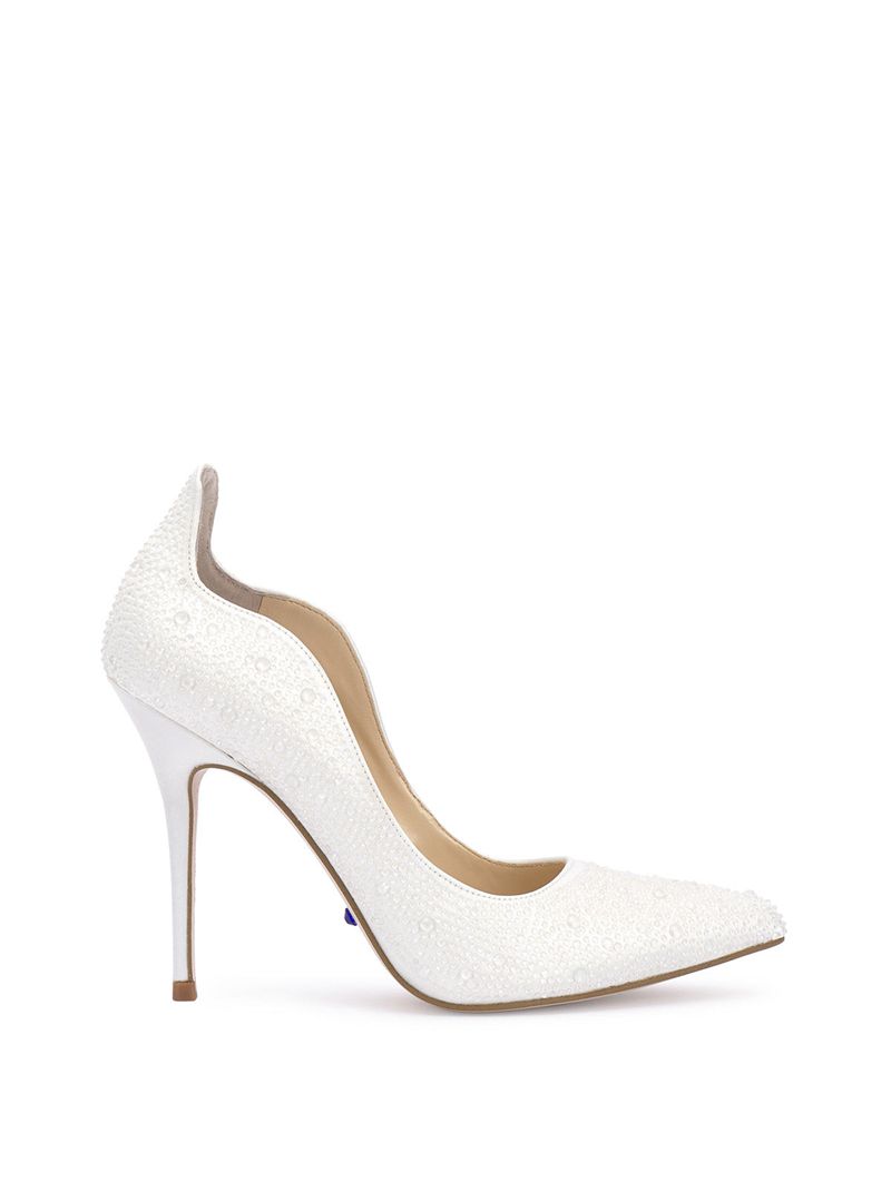 Women\'s Jessica Simpson Wayva Pumps White | IWTAZ-4832