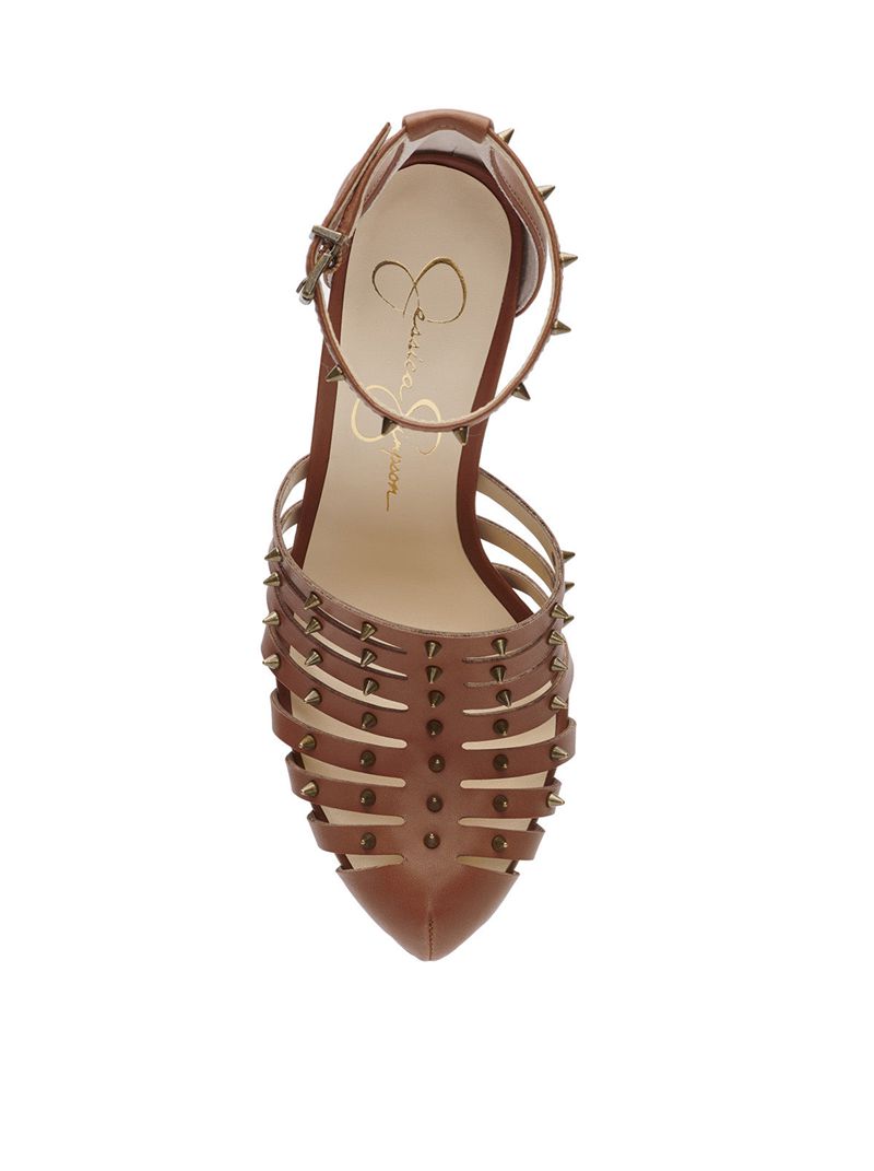 Women's Jessica Simpson Westah Sandals Brown | EONVY-5618