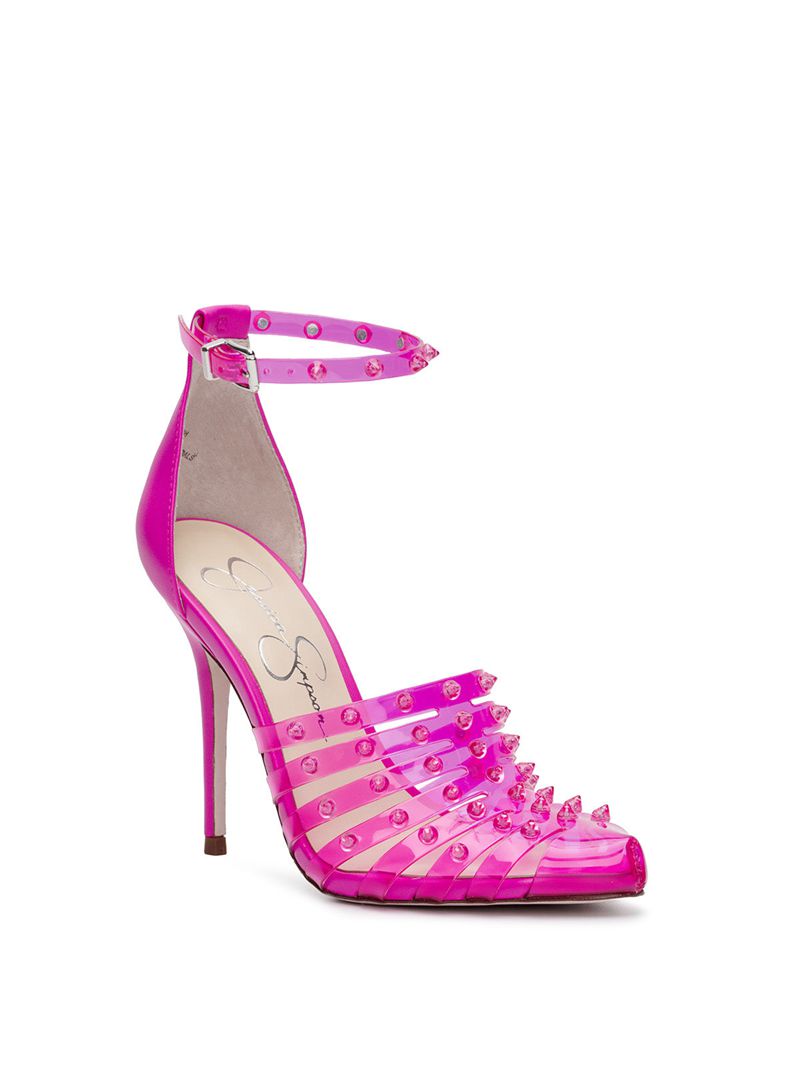 Women's Jessica Simpson Westah Sandals Pink | PYNQL-6372