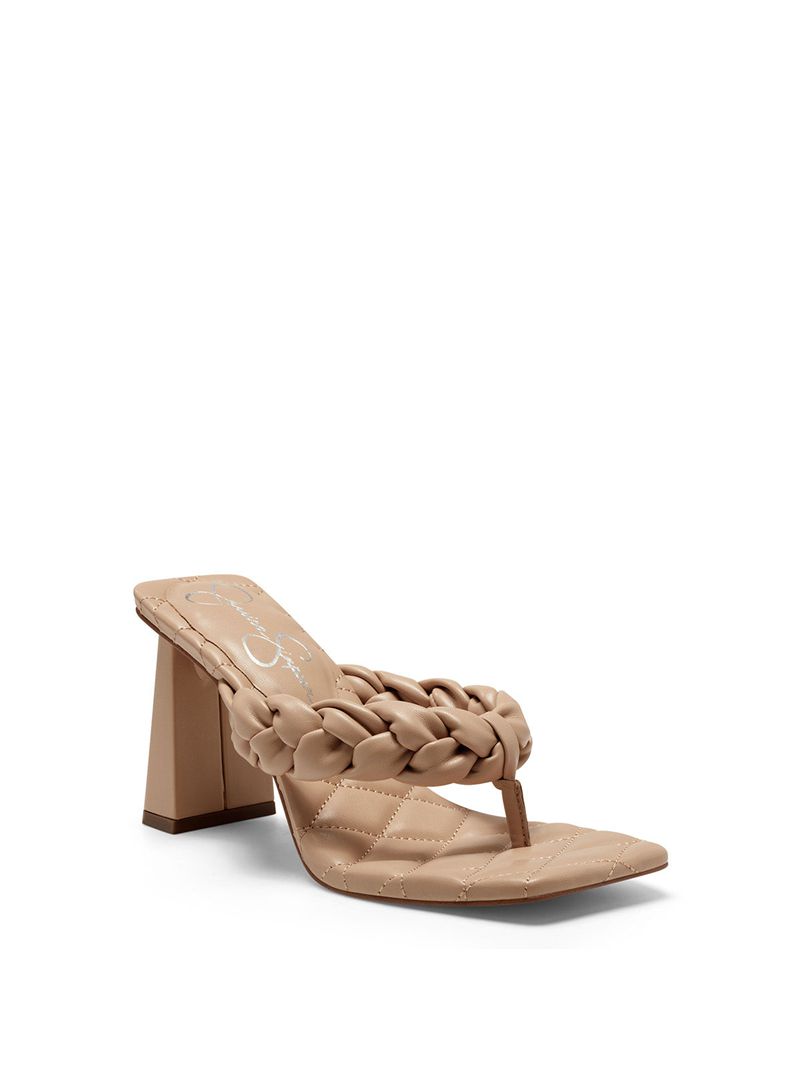 Women's Jessica Simpson Zaliye Thong Sandals Beige | ZTUKQ-0826