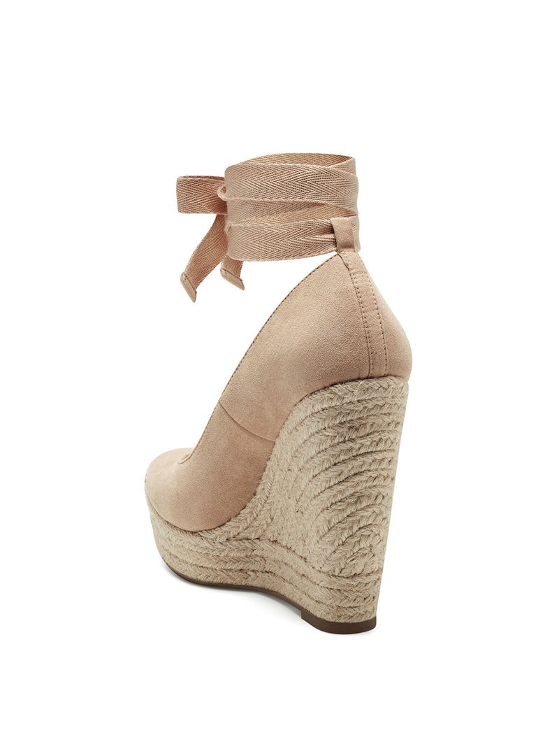 Women's Jessica Simpson Zexie Platform Shoes Beige | YEIZC-8579