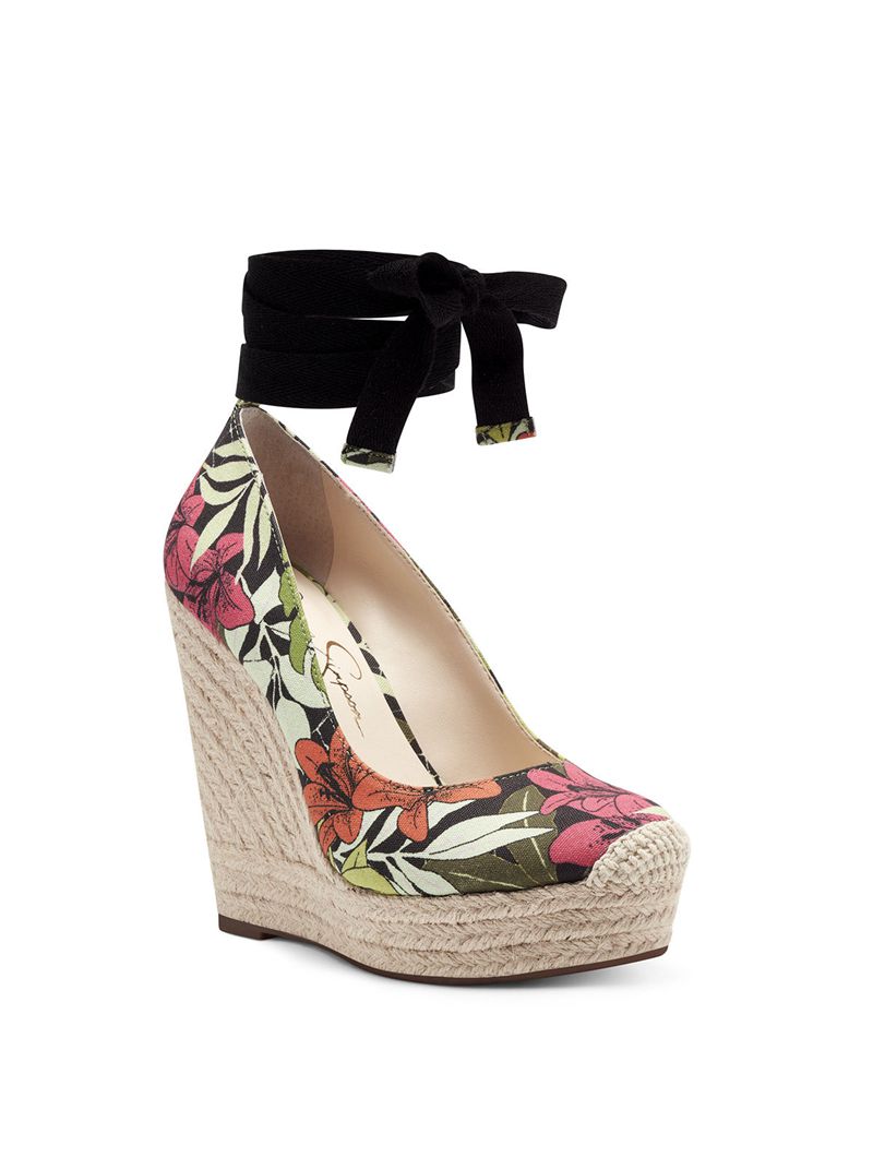 Women's Jessica Simpson Zexie Wedges Multicolor | SZBLM-3245